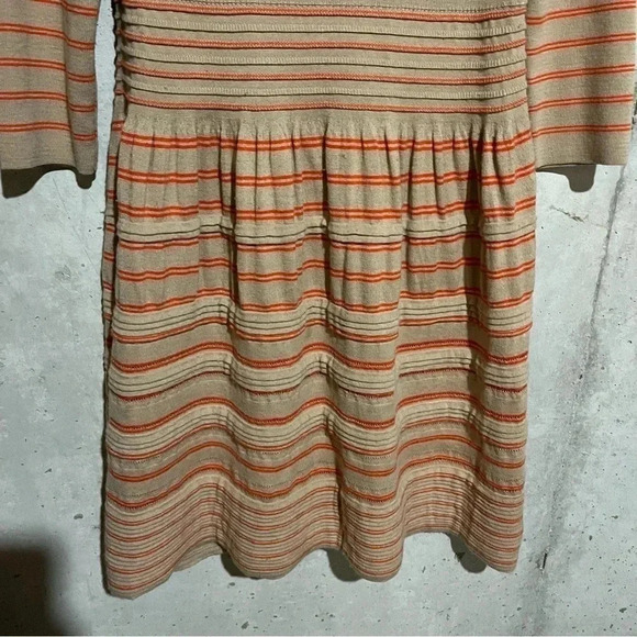 Anthropologie Knitted and Knotted Knit Elodie Striped Sweater Dress Scoop Neck - Picture 5 of 12